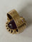 Bague 53 Bague Or Jaune Améthyste 58 Facettes LOT 6302
