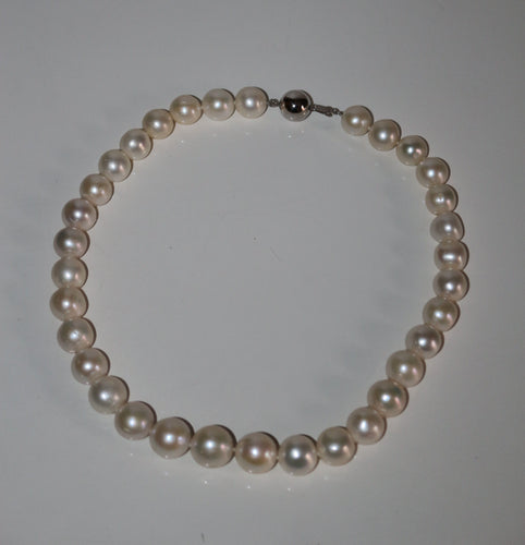 Collier Collier De Grosses Perles De Culture Crème 58 Facettes 101