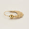 Boucles d'oreilles Paire de créoles savoyardes anciennes en or trois tons 58 Facettes MB5