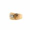 Bague 67 Chevalière or jaune et diamant 58 Facettes 12104/12