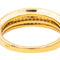Bague Demi alliance Or jaune Diamant