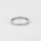 Bague 55 MELLERIO - Alliance préférence - platine 58 Facettes J1PT290-0055