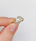 Bague 54.5 Bague tourbillon antique en or 18k et platine, diamant taille ancienne 1,35 ct 58 Facettes A06442