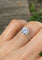 Bague 51 Bague solitaire en or blanc et diamant 58 Facettes