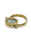 Bague 57 Bulgari - Bague Réversible or jaune nacre et onyx 58 Facettes 895