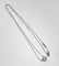 Collier Dinh Van- Collier le cube or blanc taille moyen 58 Facettes