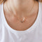 Collier Collier V grenats et goshénites 58 Facettes LP561