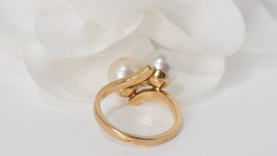 Bague 52 Bague Toi Et Moi  Perles De Culture 58 Facettes 24946