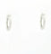 Boucles d'oreilles en or blanc serties de diamants de 0,26 ct