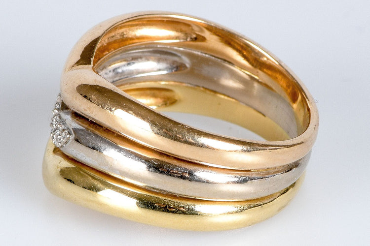 Bague 54 Bague 3 Ors - 0,06 cts 58 Facettes BG3ORSEV20-7104