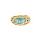 Bague 56 ROBERTO COIN - Bague or jaune et aigue-marine 58 Facettes 240303