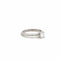 Bague Tiffany And Co - Bague en platine - Diamant taille princesse 58 Facettes 1.0000086/1