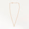Collier COLLIER  OR ROSE 2 DIAMANTS O,22ct 58 Facettes M8927