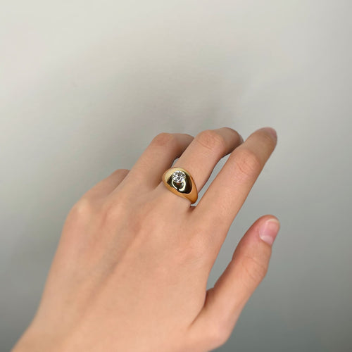 Bague 54 Bague - Or Et Diamant 58 Facettes 230305R