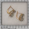 Boucles d'oreilles Deco Diamonds : L'élégance des années 1920 en or et platine