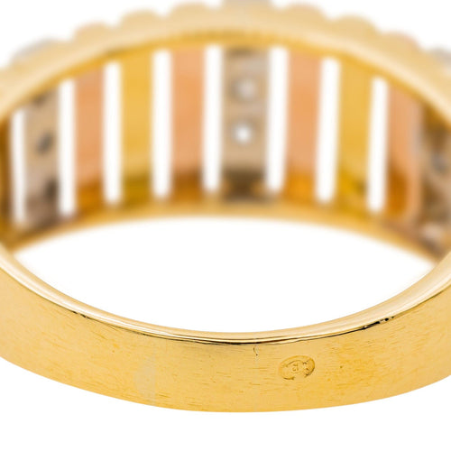 Bague 57 Bague Or jaune, Or rose, Or blanc Diamant 58 Facettes 3400446CN