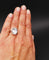 Bague 55 Bague Sertie d'Une Aigue Marine naturelle Et Diamants. 58 Facettes C12-04
