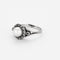 Bague 50 Bague en Or blanc 18k Perle 58 Facettes RAM2860