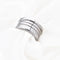 Bague Bulgari B.zero1 à 4 anneaux en or blanc