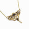 Collier Collier en or rose, saphir et perle 58 Facettes