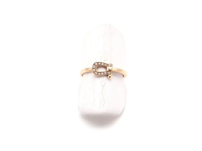 Bague 51 FRED - Bague en or rose et diamants 58 Facettes
