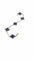 Bracelet Van Cleef & Arpels - Bracelet Alhambra or jaune agate bleue 58 Facettes