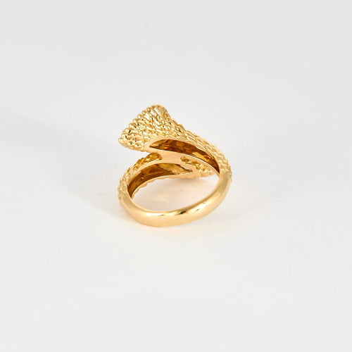 Bague 55 BOUCHERON - Serpent Bohème - Bague toi&moi, or jaune et citrine 58 Facettes AB75