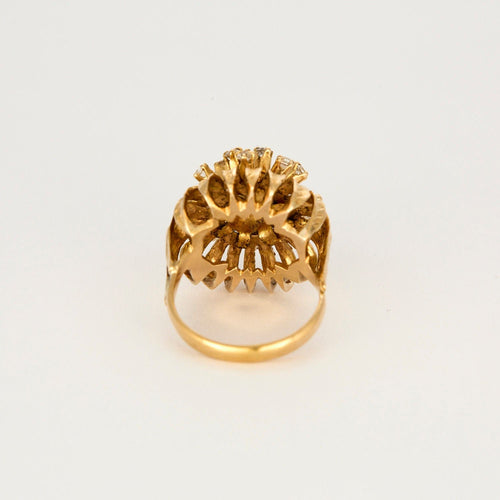 bague Bague Dôme Or Rose 58 Facettes
