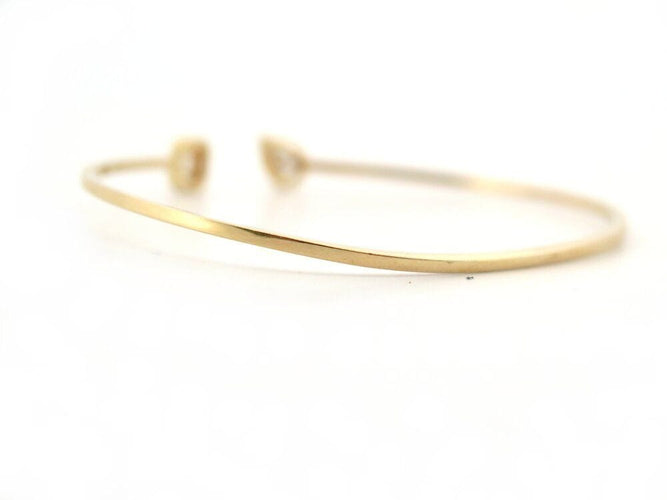 Bracelet bracelet MESSIKA jonc flex my twin toi & moi or jaune 18k diamants 0.3 ct 58 Facettes 265899