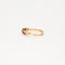 Bague Bague solitaire or rose saphir violet 58 Facettes LP703