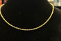 Collier Collier maille corde or jaune 58 Facettes LP177