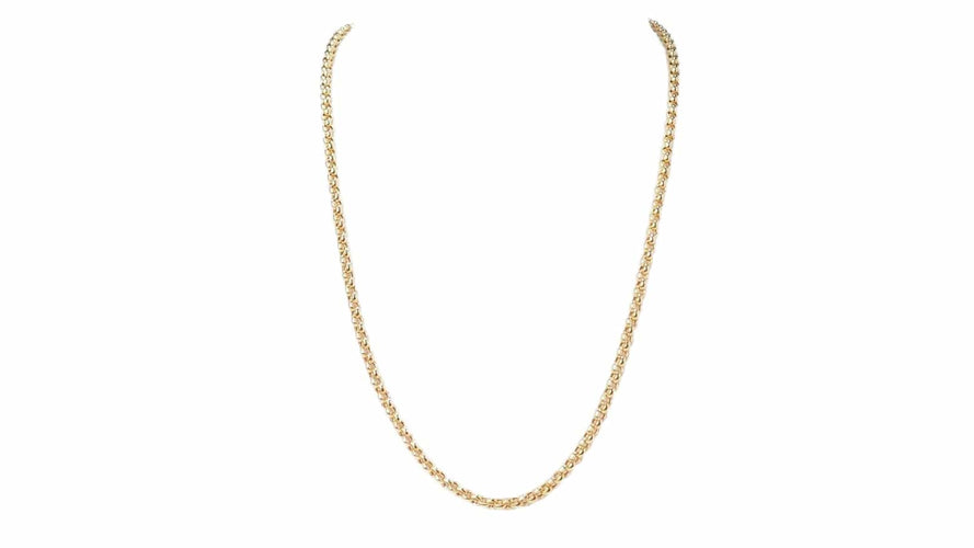 Collier Collier maille jaseron en or jaune 58 Facettes VLFR6343