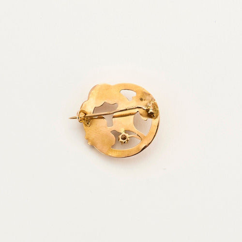Broche Broche serpent or jaune rubis diamant 58 Facettes LP948/BET