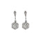 Boucles d'oreilles Boucles d'oreilles Art Déco or blanc diamants 58 Facettes