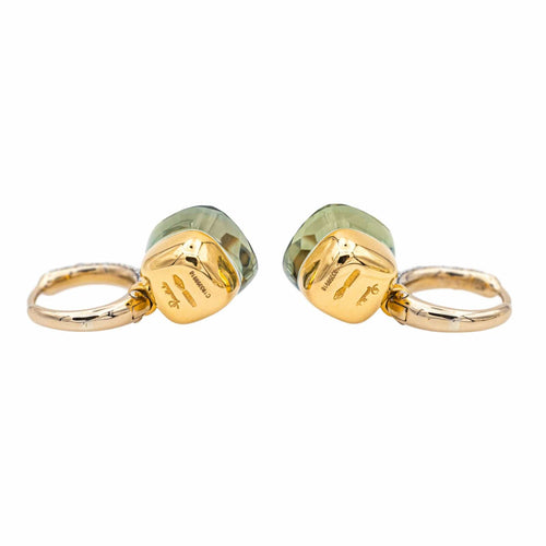 Boucles d'oreilles Pomellato Boucles d'oreilles Nudo Or blanc, Or rose Prasiolite, Diamant 58 Facettes 4174315RV