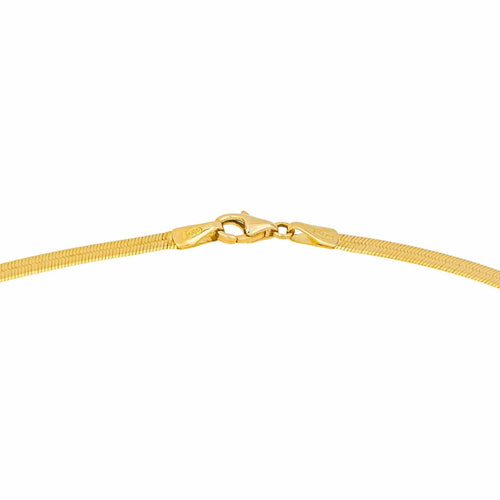 Collier Collier  Maille miroir  Or jaune 58 Facettes 4584700CN