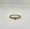 Bague 52 Bague or jaune torsadée sertie d’un diamant 0,1 carat 58 Facettes