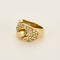 Bague 52.5 Bague en or jaune et diamants 58 Facettes PER0198