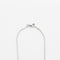 Pendentif Chaine et pendentif coeur en or gris 58 Facettes
