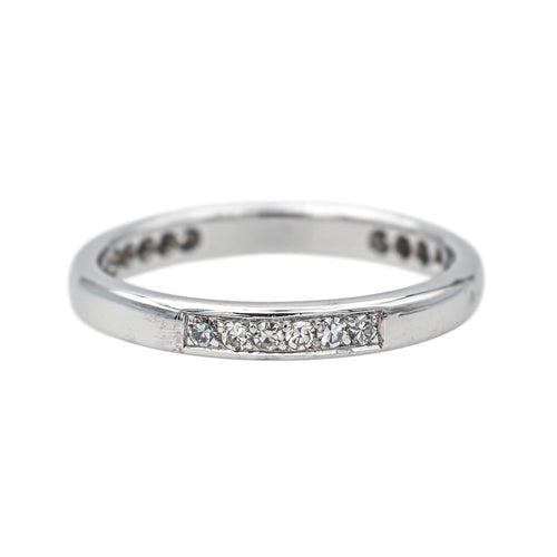 Bague 55 Bague Alliance Or blanc Diamant 58 Facettes 3804915CN