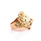Bague Bague lion en or jaune massif 18 carats et diamants 58 Facettes