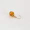Boucles d'oreilles Boucles d'oreilles dormeuses or jaune et ambre 58 Facettes 240 763