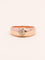 Bague 57 Bague jonc or rose diamant taille ancienne 0,55 carat 58 Facettes 1199.2