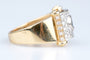 Bague 52 Bague en or jaune sertie d’un saphir et de diamants 0.59 ct – design géométrique Art Déco 58 Facettes BGS41941-107