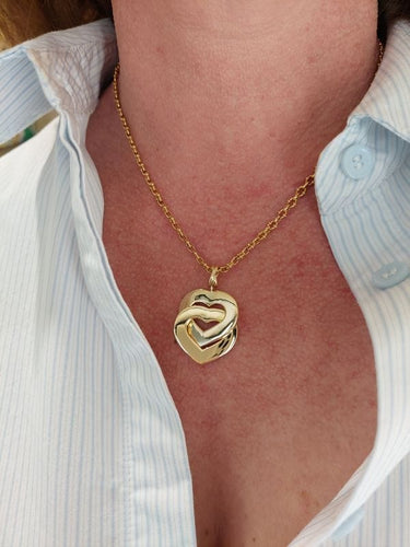 Pendentif PENDENTIF DOUBLE CŒURS 58 Facettes 082801