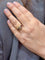 Bague 52 Bague or jaune rubis et diamants 58 Facettes