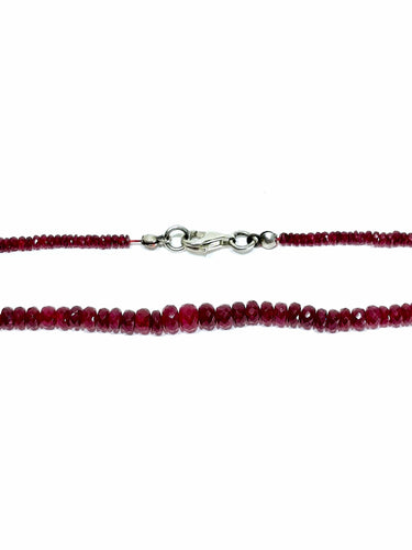 Collier collier en rubis 58 Facettes