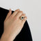 Bague 52.5 Bague pompadour saphir et diamants 58 Facettes 127210110172