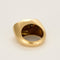 Bague 51 Bague Tank en or jaune, platine et diamants 58 Facettes TRO0631