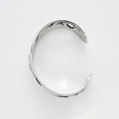 Bracelet Hermès - Bracelet manchette ouverte argent 58 Facettes